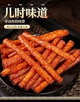 Vista 3 de 10 bolsas pequeñas, tiras picantes hechas a mano de 19.04 onzas, La Tiao, barra picante grande picante, tira picante, konjac, aperitivo chino