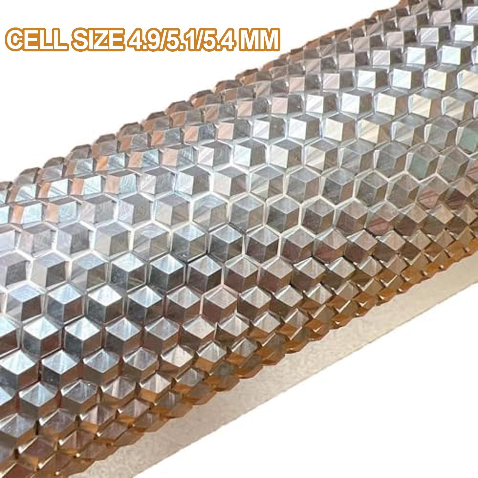 Manueller Bienenwachskamm-Fundamentrolle, 280 mm Aluminium-Legierung, Blechrolle mit 5,4 mm Wabenstempel, Imkerausrüstung für Imker