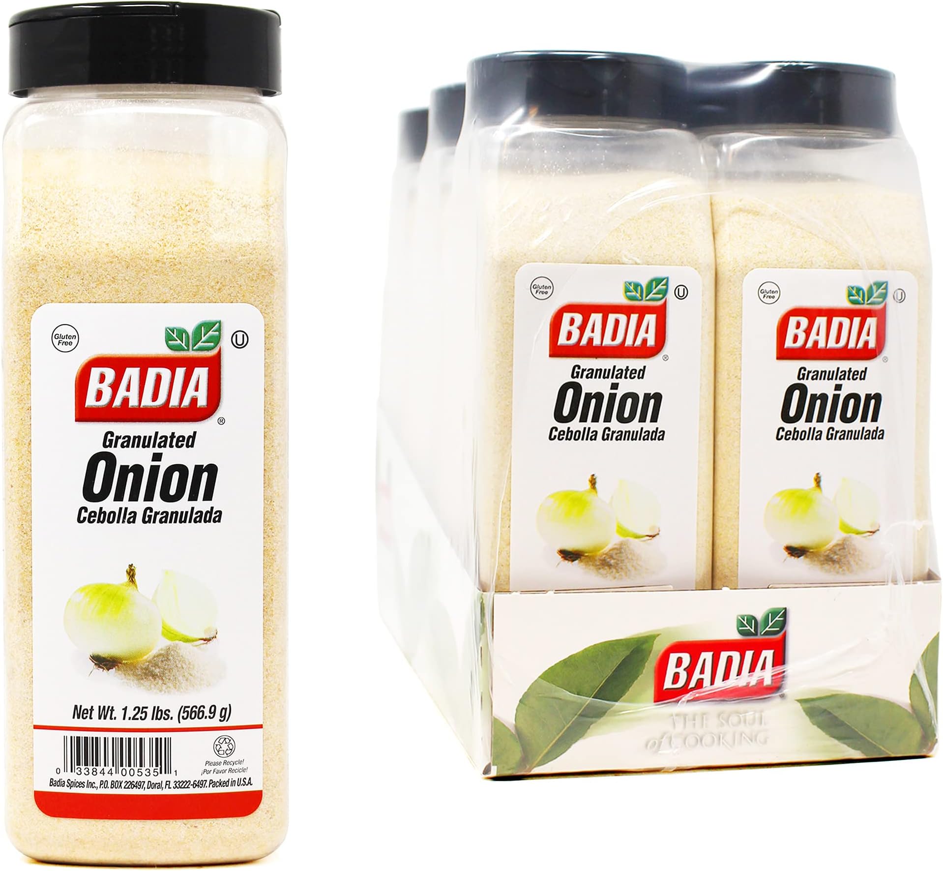 Onion Granulated, 1.25 Pound (Pack of 6)