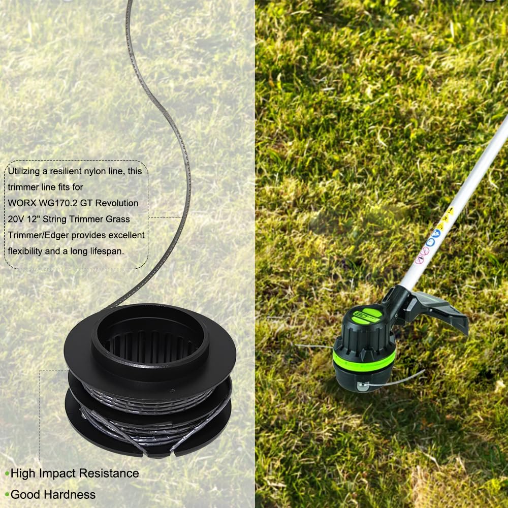 Bobina Tagli Erba Doppia Linea Aporozona 6PZ SB00L00 Per Decespugliatore Greenworks