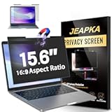 Magnetic Laptop Privacy Screen Filter 15&period;6 inch for 16&colon;9 Widescreen Computer Monitor&comma; Removable Anti Blue Light Privacy Shield&comma; Anti-Glare Protector
