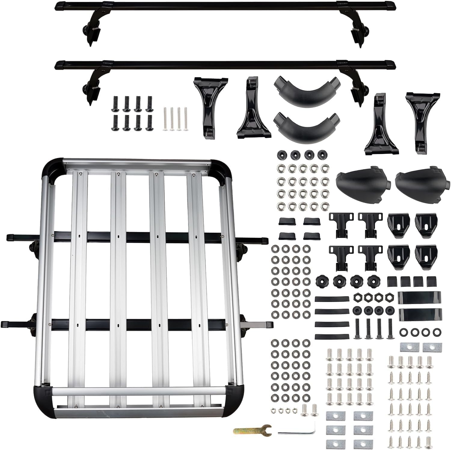 KYX 50"x38" Roof Rack Cross Bars Fits Car/Truck with