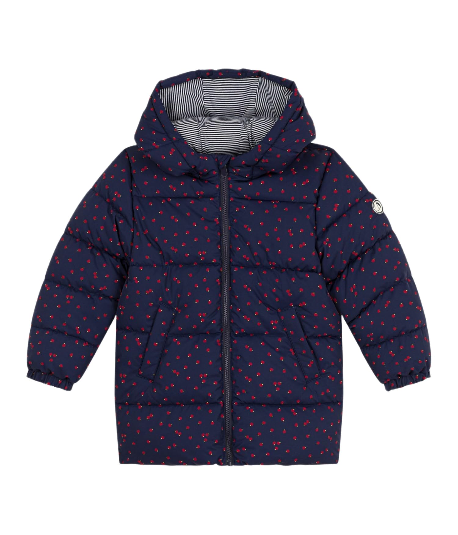 Petit Bateau Piumino lungo bambino stampato, SERA/MULTICO, 10 anni