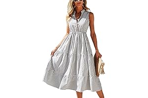 Breezy Summertime Fashion: The Women's Sleeveless Shirt Dress