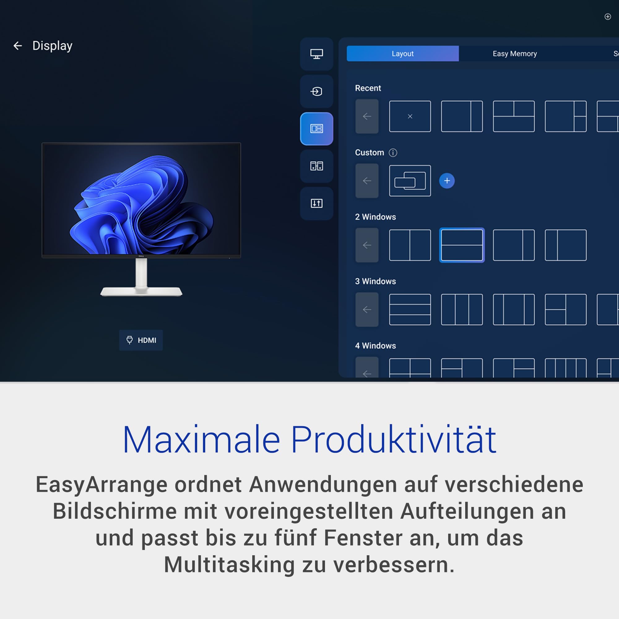Dell 24 Plus Monitor S2425HSM Full HD 1920x1080 144Hz IPS 1ms MPRT AMD FreeSync 99% sRGB Höhenverstellbar Eingebaute Lautsprecher 2 HDMI Weiß