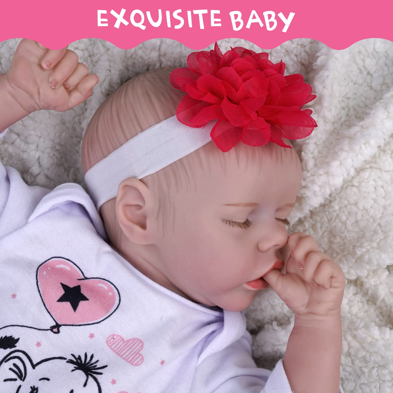 Buy JIZHI Lifelike Reborn Baby Dolls 03 Months Baby Soft Body