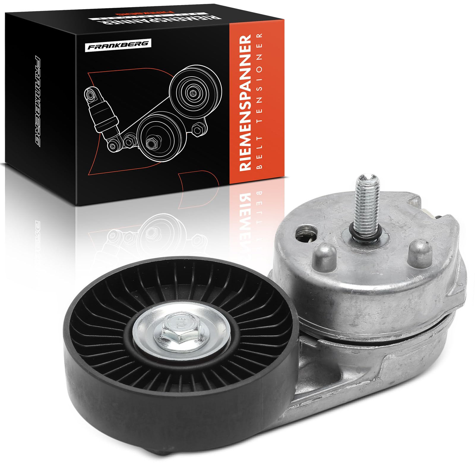 Frankberg Tendicinghia Rullo tenditore Compatibile con Rang.e Rove.r Sport L494 3.0L Rang.e Rove.r Sport L320 3.0L Discovery IV L319 3.0L Rang.e Rove.r IV L405 3.0L Discovery III L319 2.7L LR035493