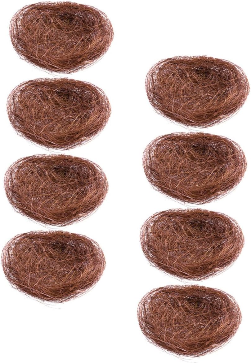 Balacoo 40pcs Artificial Bird Nest for Crafts Simulated Natural Bird Nest Decor for Garden and Party Favors