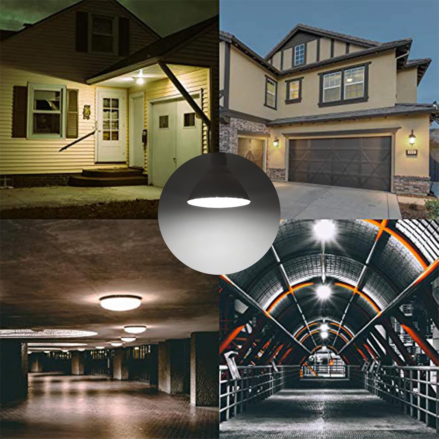 Radar Motion Sensor Light Bulbs - Par38 15W (100W Equivalent), E26 Base, Motion Sensor Bulb, Motion Light Bulbs Perfect for Outdoor, Garden, Garage, Yard, 5000K(Daylight), 2 Pack