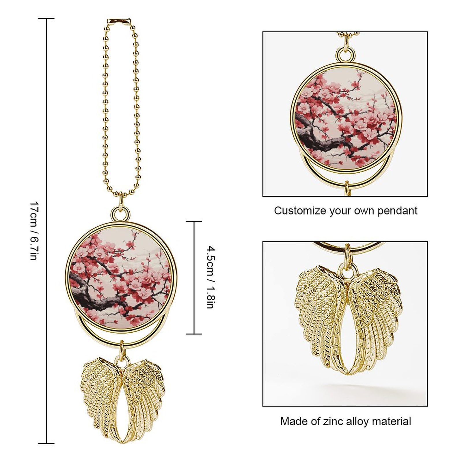 Amazon.com: Rear View Mirror Car Charms Cars Hanging Pendant