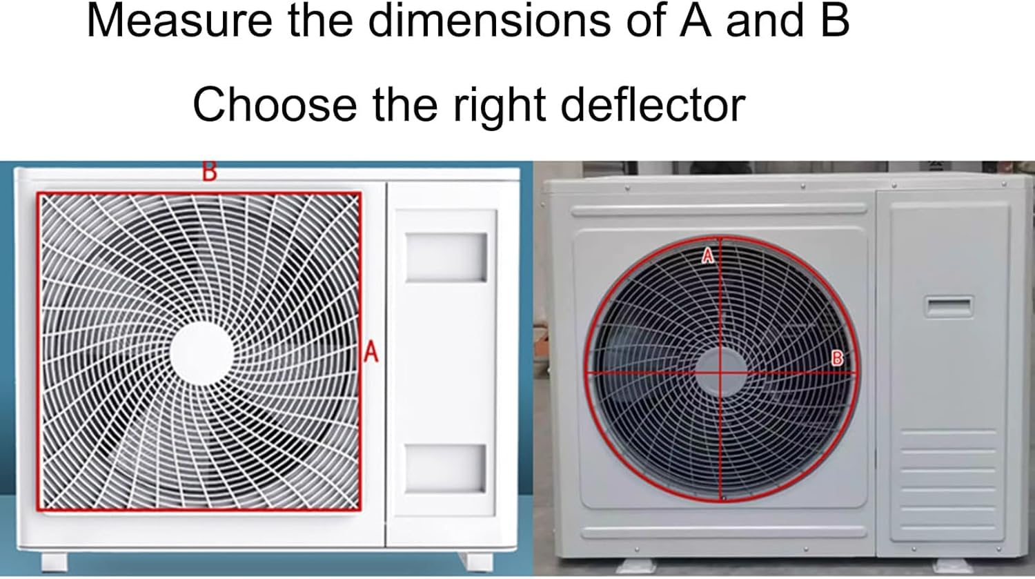 Amazon.co.jp: エアコン室外機カバー、エアコンディフレクター吹