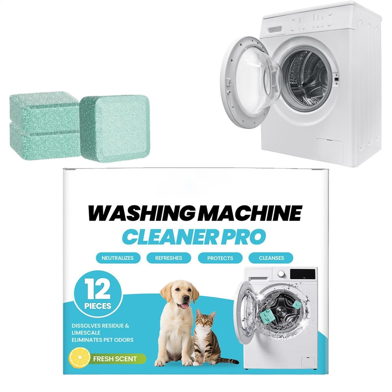 washing machine cleaner tablets Tierhaarwascher, Fleckenentferner, Waschmaschinenreiniger