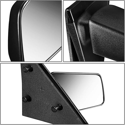 Miniatura 9 de DNA Motoring OEM-MR-GM1320304 Espejo de visión plegable con ajuste alimentado por el lado del conductor, compatible con 1998-1999