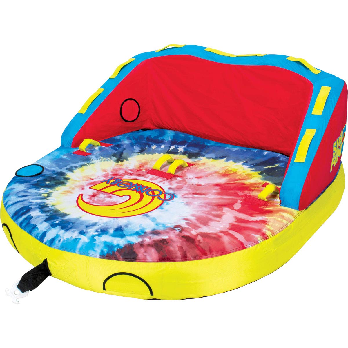 Connelly Super Fun 2 Towable Tube, red/Blue/Yellow, One Size