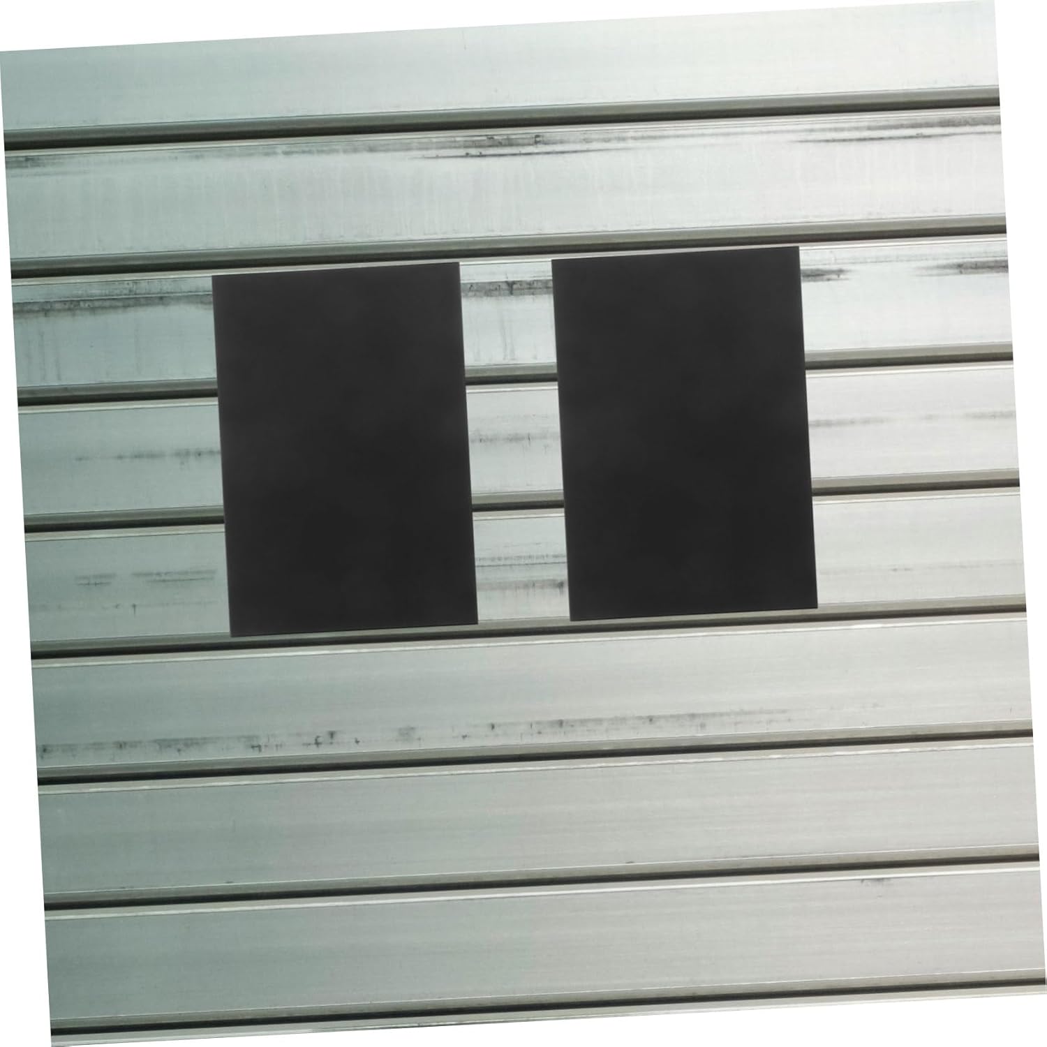 16pcs Magnetic Garage Door Faux Windows Decorative Hardware Set Glossy Finish Looks Like Real Window Panels Easy to Install Garage Decoration for Home and Garden