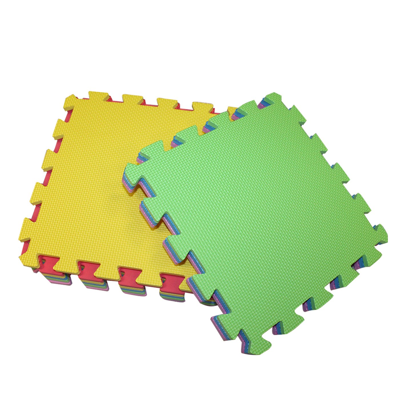 Alfombra de Puzzle Goma eva 9 Piezas de Colores