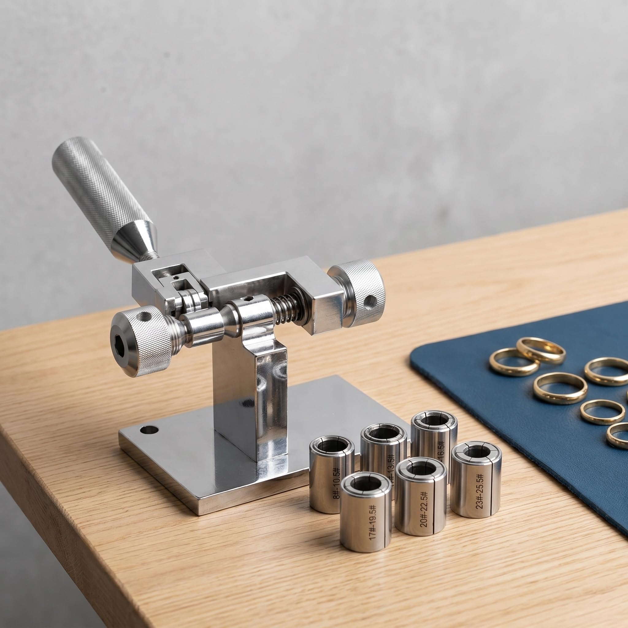 Alargador De Anillos, Herramienta De Ajuste De Tamaño, Ahorra Esfuerzo, Mango Antideslizante, Se Aprieta En El Sentido De Las Agujas del Reloj, para Joyerías Y Artesanos