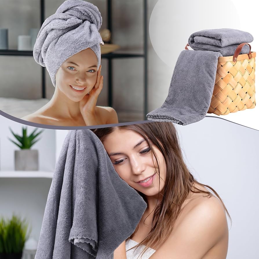 Amazon.com: Newwiee 24 Pcs Bath Towels Bulk Coral Velvet