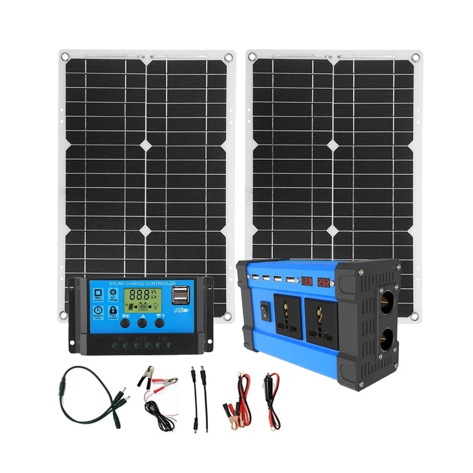 Kit Completo Di Energia Solare Da 6000 W Controller Inverter 100 A Da 12 V A 220 V