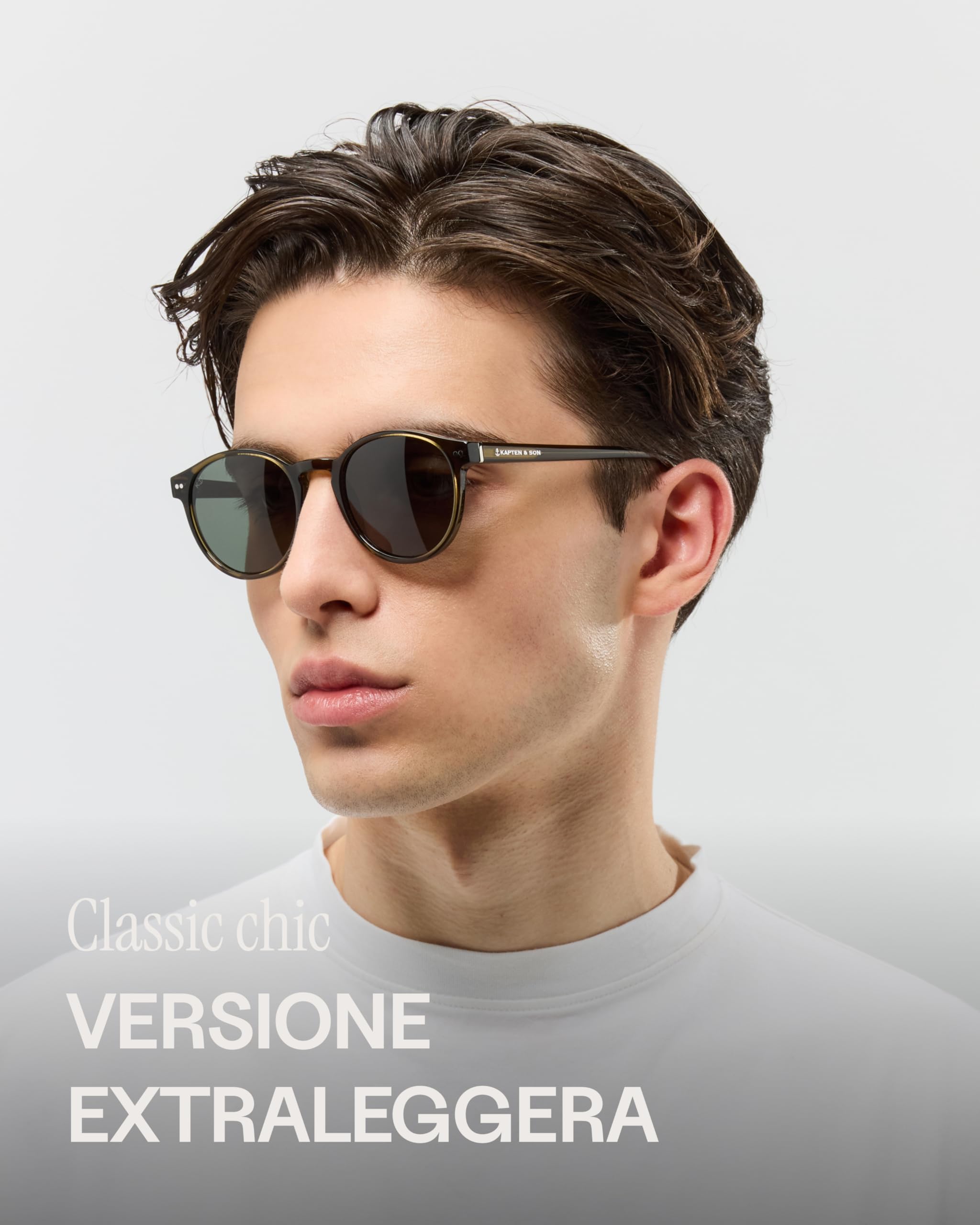 Kapten & Son Occhiali da sole Marais | Unisex | Eleganti sunglasses con montatura elegante in acetato di alta qualità | Affidabile sole e protezione UV | Larghezza telaio: 138 mm