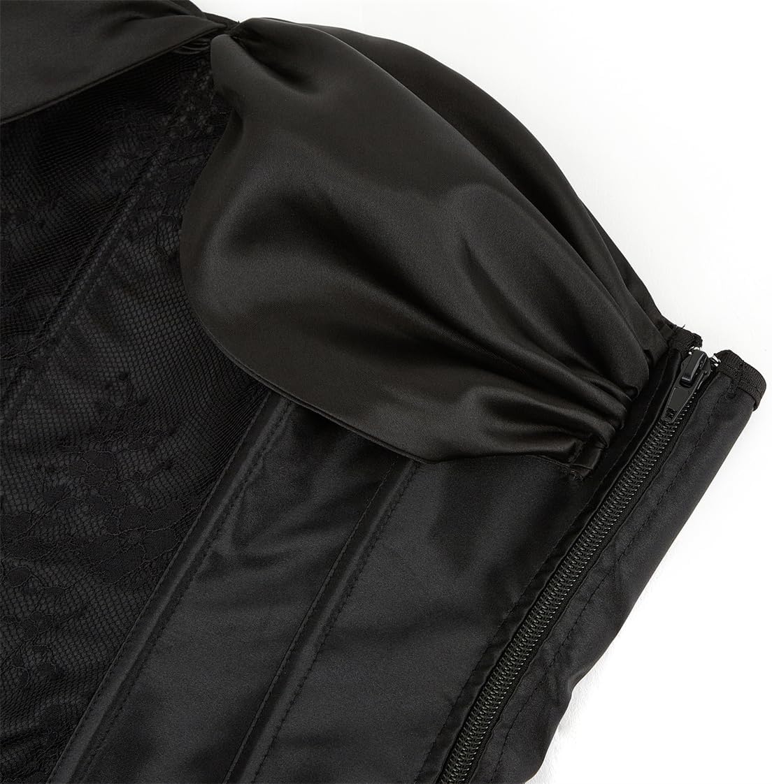 Grebrafan Plus Size Victorian Boned Gothic Women Corset Top | Gothic style corset for Halloween parties and pirate festivals, Wear as outerwear or a costume piece