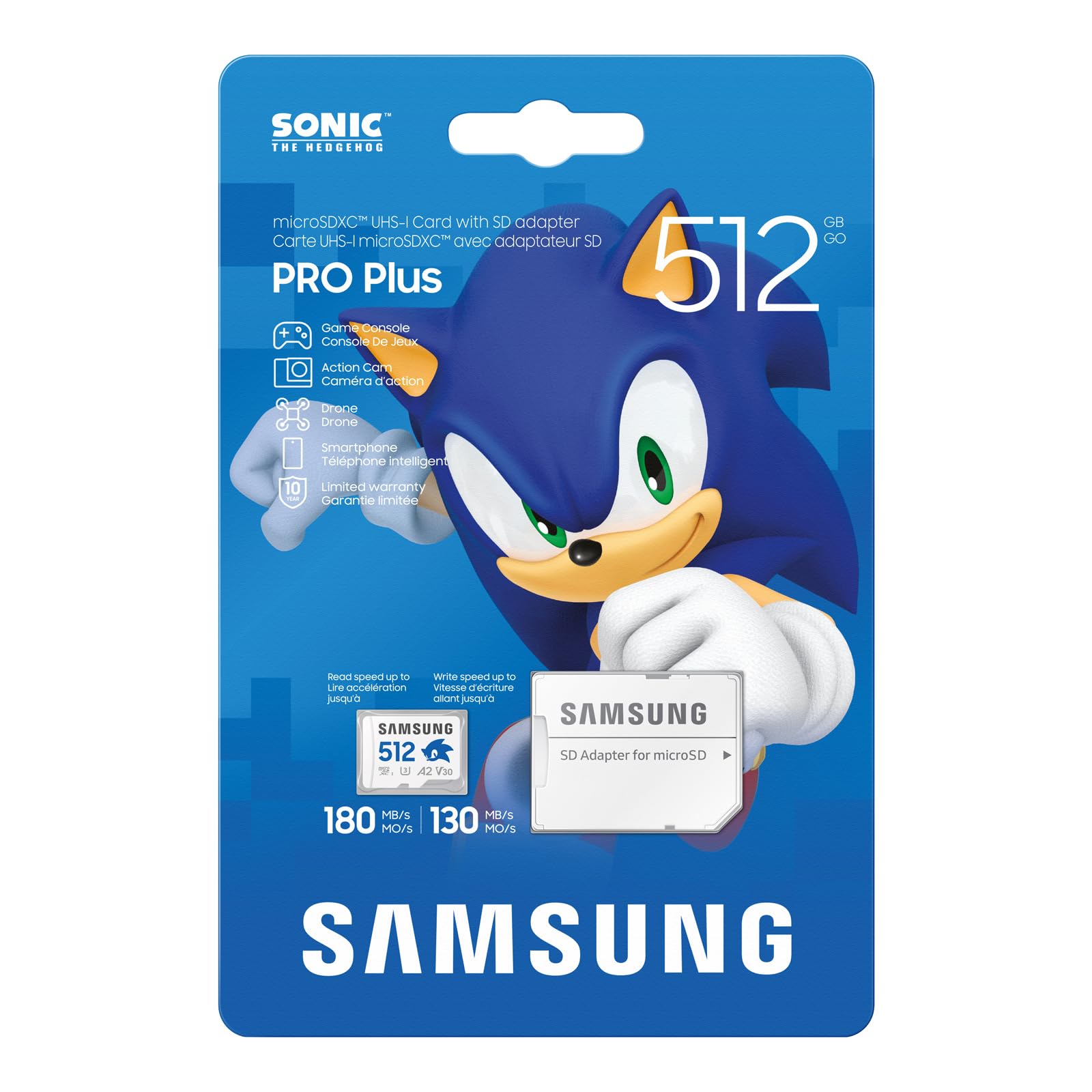 Amazon | 【国内正規品】microSDXCカード Sonic the Hedgehog PRO Plus