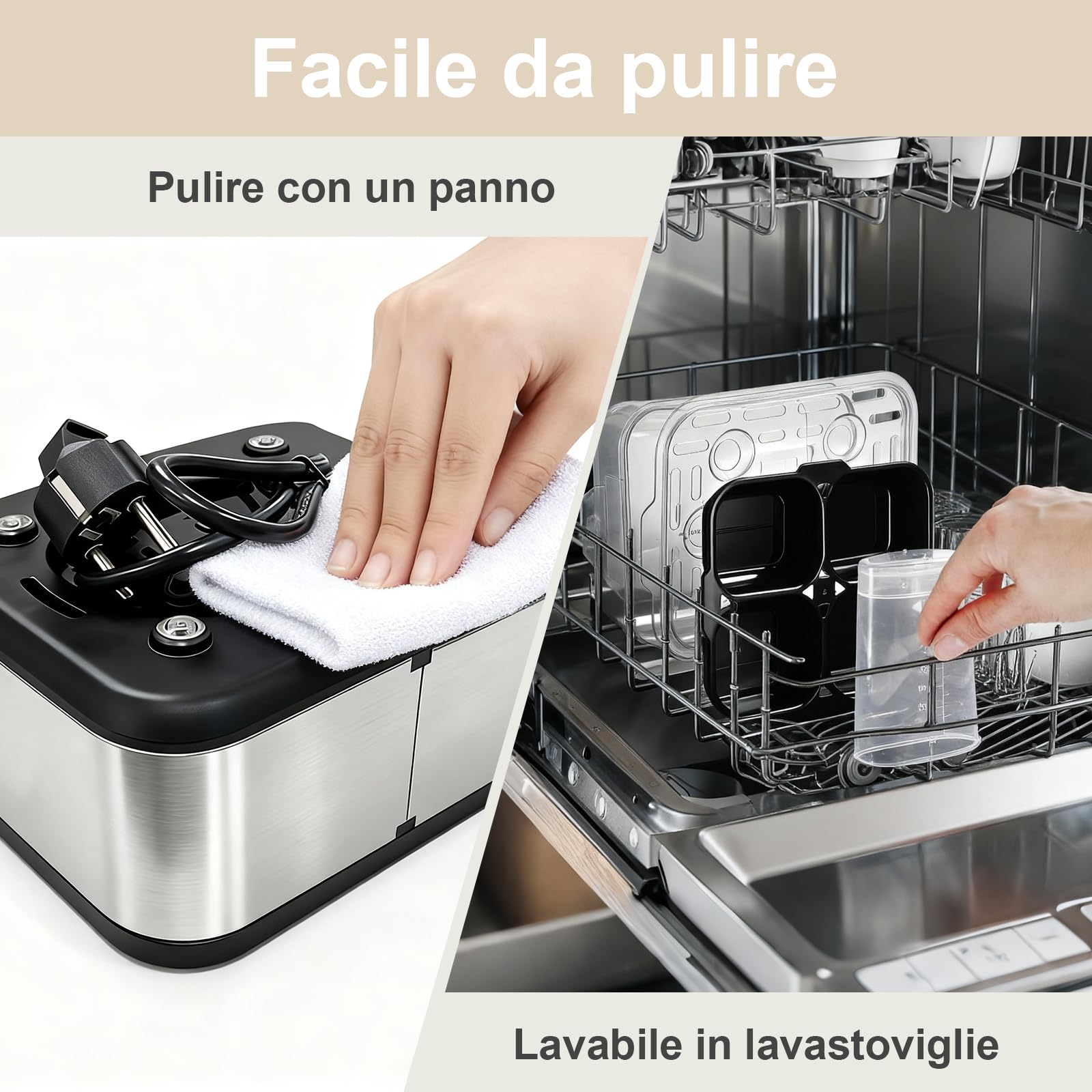 YASHE Cuociuova elettrico in acciaio inox per 8 uova sode, medie e alla coque, in camicia con spegnimento automatico e cicalino, include ciotola per frittata e misurino, senza BPA