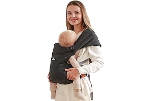 TSRETE: All-in-One Baby Carrier for Newborn to Toddler, Lumbar Support, Cozy Infant Carrier