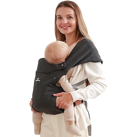 TSRETE: All-in-One Baby Carrier for Newborn to Toddler, Lumbar Support, Cozy Infant Carrier