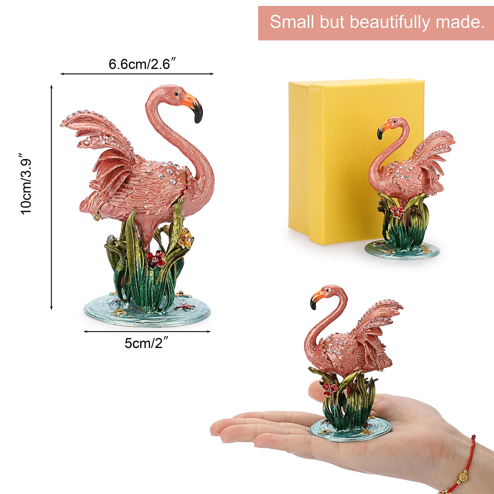 エナメル ジュエリーボックス 装飾 小物入れ ワンちゃん 4点セット