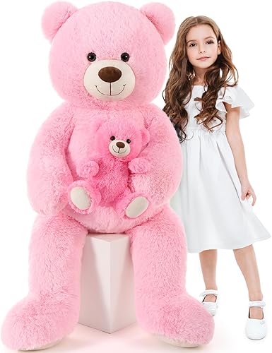 MorisMos Oso de peluche gigante para novia, regalo del día de San Valentín, 43 pulgadas, oso de peluche grande de 43 pulgadas, regalo para disponible en Yaxa Colombia