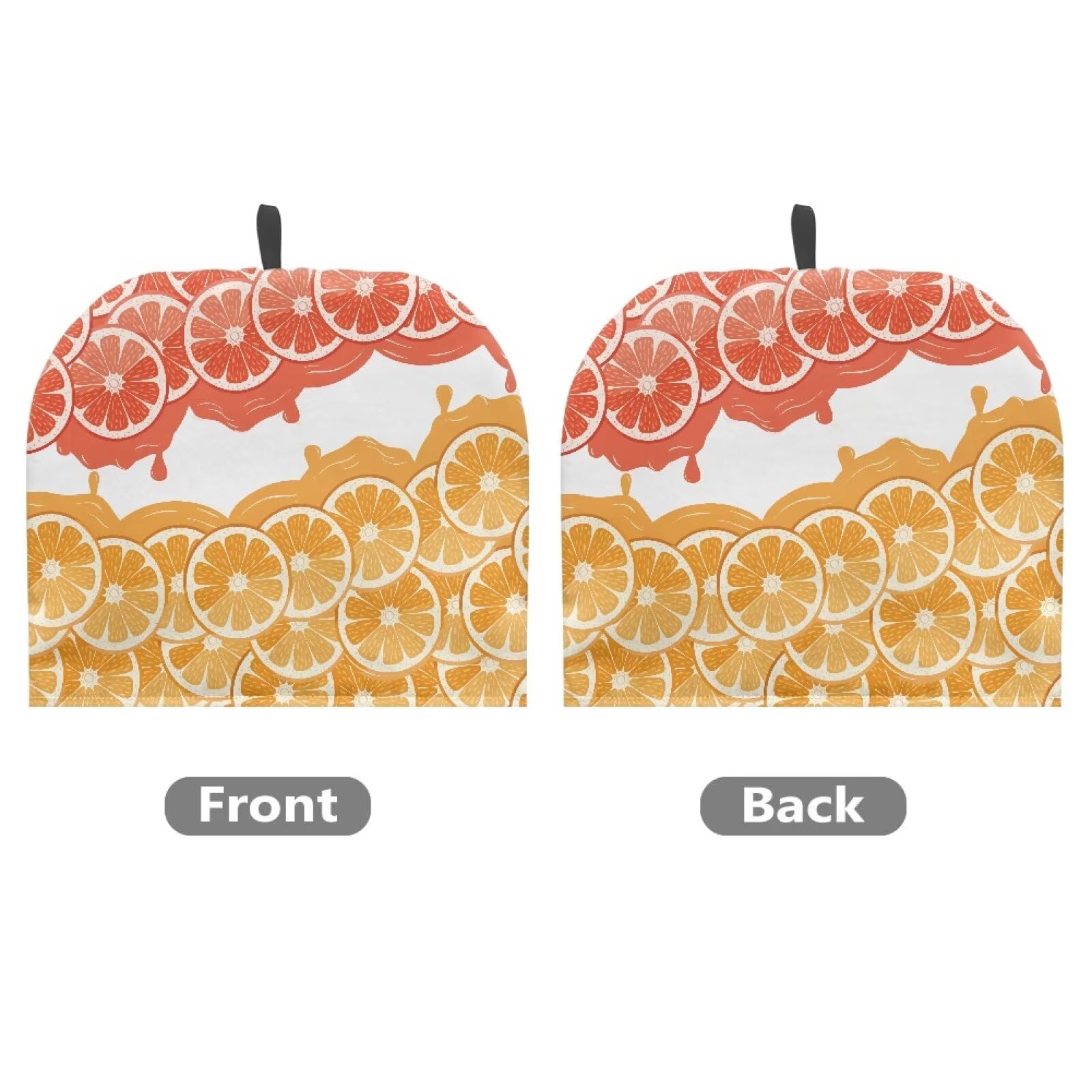 ASQVTIFE Teapot with Warmer Red Teapot Cozy Tea Cozies Double Insulated Keep Tea Warm Tea Pot Cozies Teapot Dust-Proof Cover Orange Tea Cup Insulation Pad Tea Pot Accessories Tea Cosy for Teapot