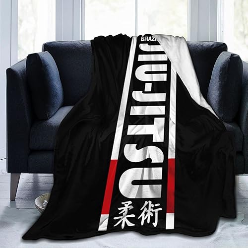 Miniatura 2 de Jiu Jitsu - Manta de franela suave y mullida para sofá, cálida y decorativa