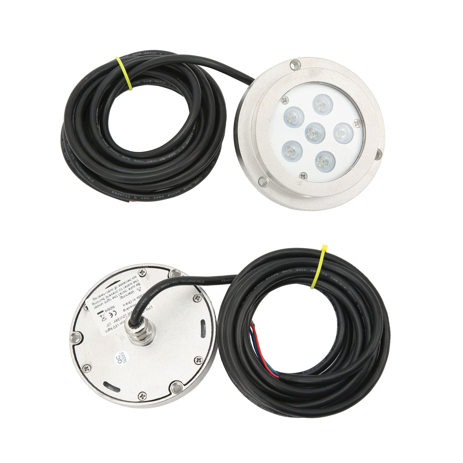 Helles Licht, RGBW-Beleuchtung, IP68 Wasserdicht, Edelstahl 316, Sicherer Schutz, Boots-Unterwasserlicht mit Dichtungsfunktion für Yachten und Motorboote