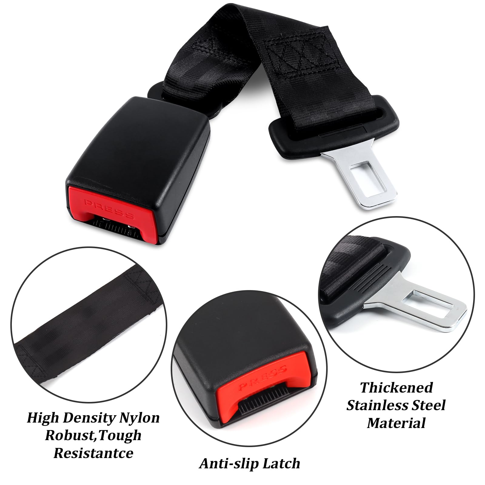 2 accessori per auto 14,57 IN/37 cm, accessori per auto universali, parti auto adatte per la maggior parte dei veicoli
