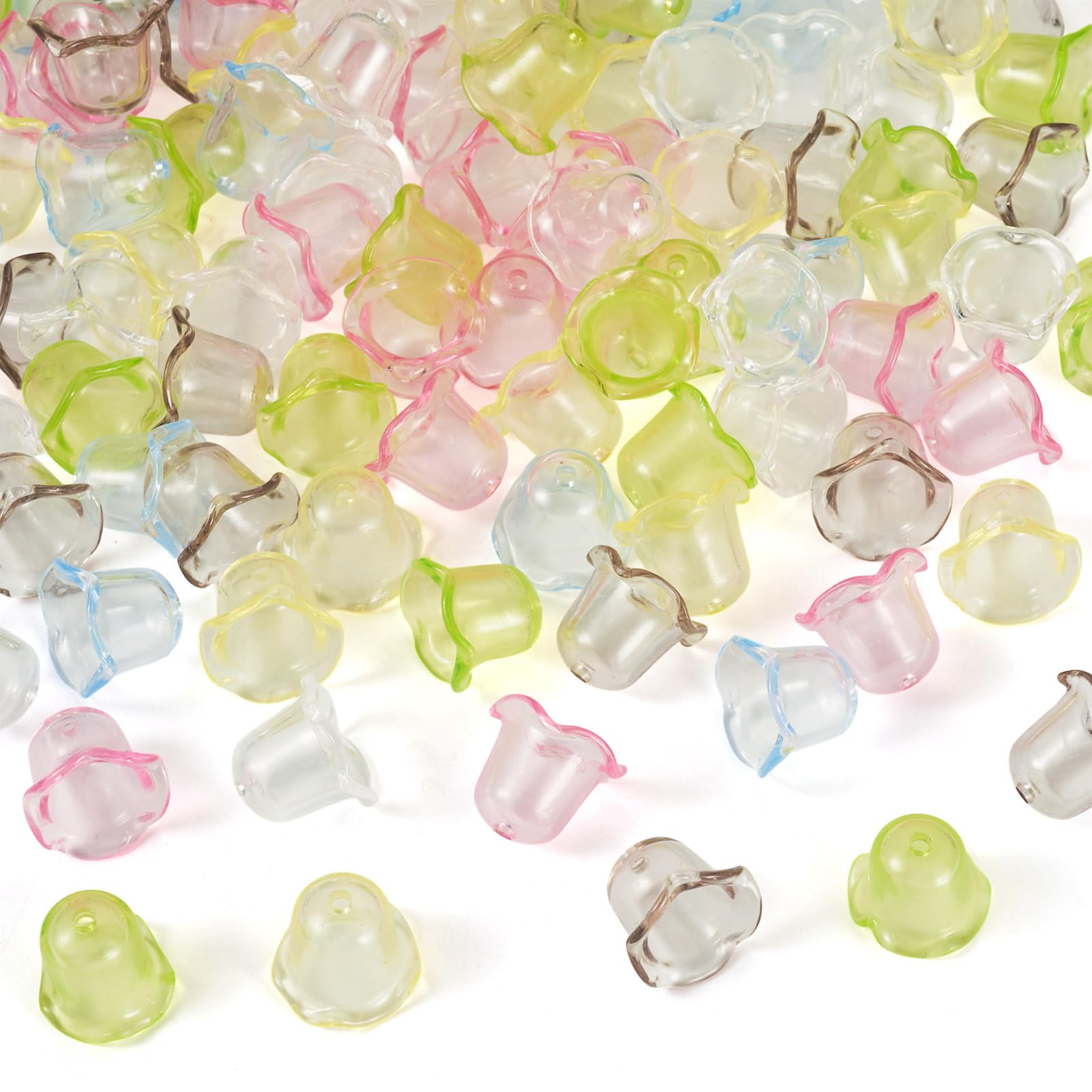 Capuchons en acrylique pour carillons éoliens et loisirs créatifs suspendus pour le jardin