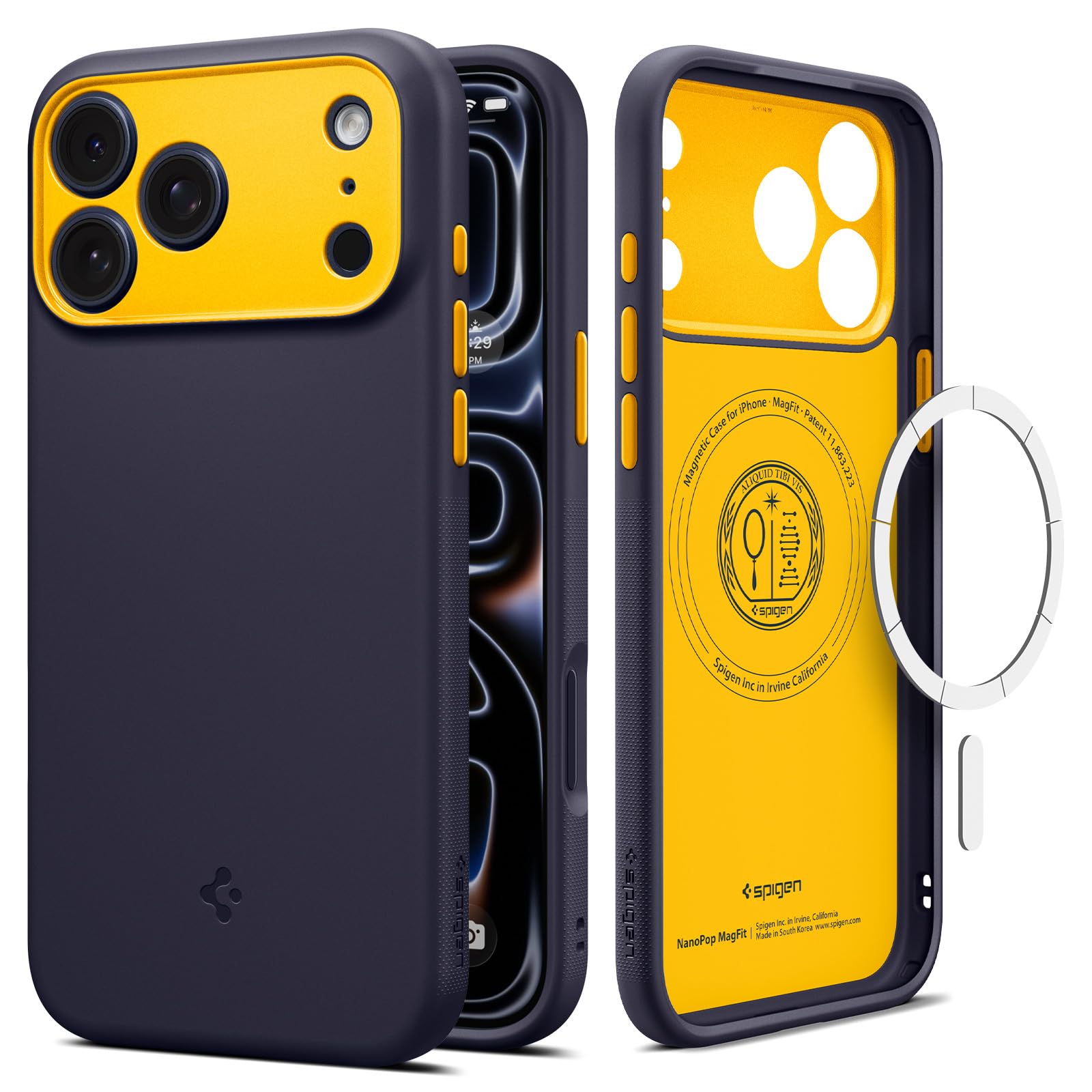 iPhone 17 Pro Max ディープブルー + Spigenケース Amazon.com: Spigen for iPhone 17 Pro Max Case, Liquid Air [TPU