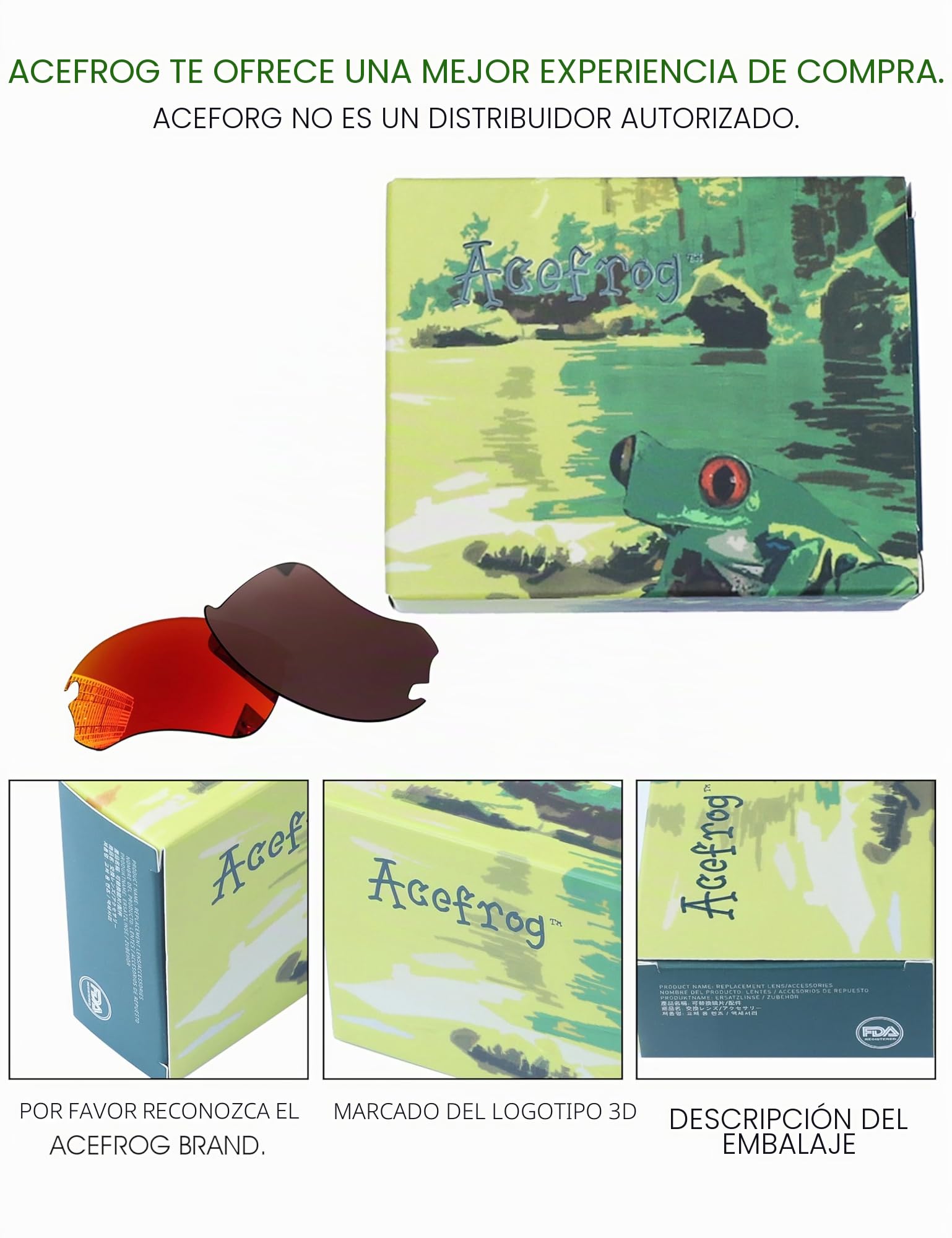Acefrog 4 pares de lentes polarizados de repuesto para gafas de sol Oakley Holbrook OO9102, ajuste perfecto, inastillable, antiarañazos, paquete económico