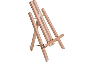 U.S. Art Supply 11-Inch Small Tabletop Display Stand A-Frame Artist Easel