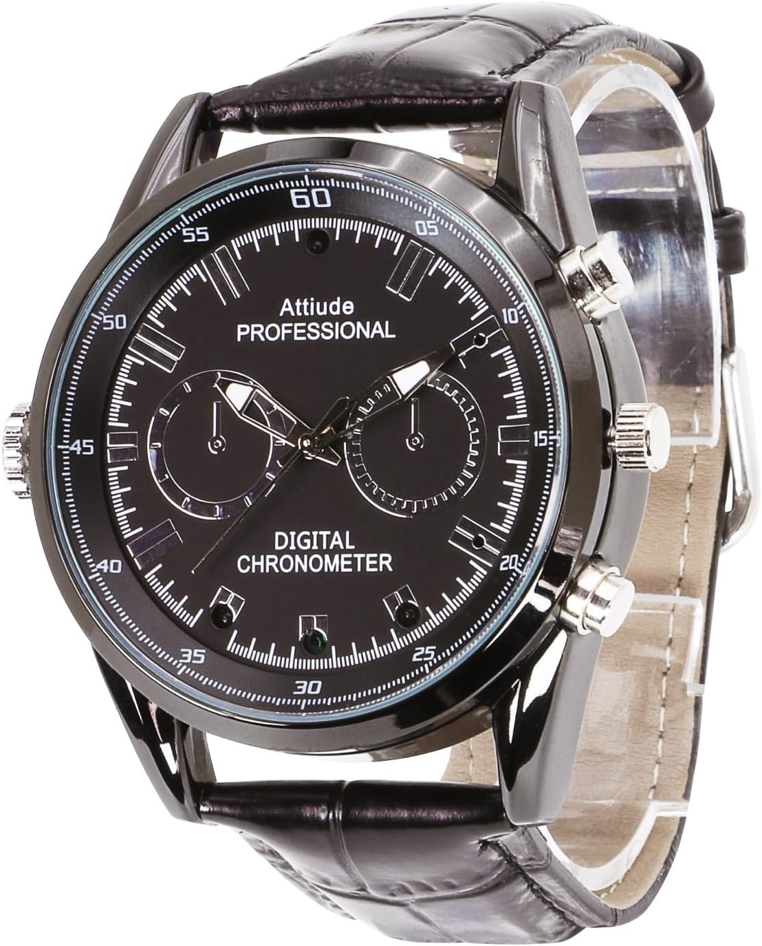 M@Q MQ002 (A) Small Camera, Spy Camera, Hidden Camera, Wristwatch Camera, 1080P, Japanese Instruction Manual, Infrared, Long Time, Motion Recording, Surveillance, Security Camera, Action Camera,