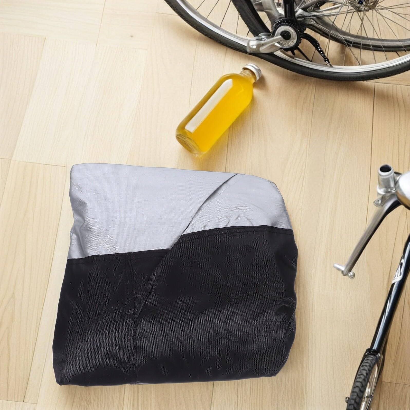STOBAZA Housse Moto XXL Oxford Imperméable Anti-UV Coupe-Vent avec Bande Réfléchissante Protection Pluie et Poussière pour Scooter Moto Électrique et Vélo Extérieur