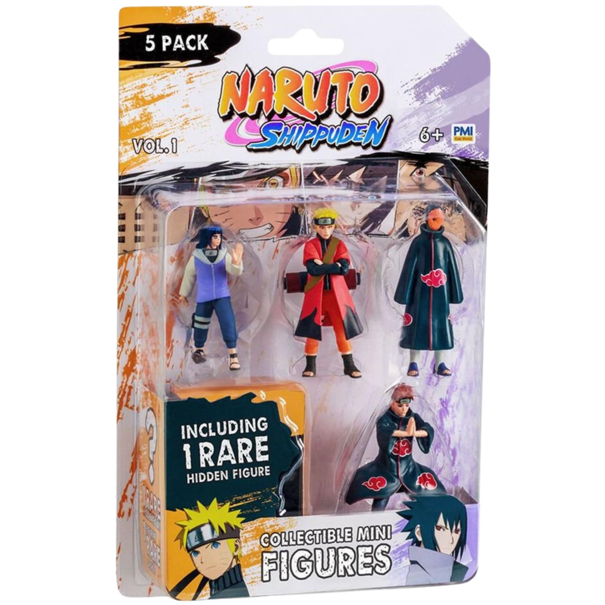 BANDAI Anime Heroes Naruto Shippuden 7cm 2.75" Action & Play Figures - (5 Pack Set 3) โ image 1