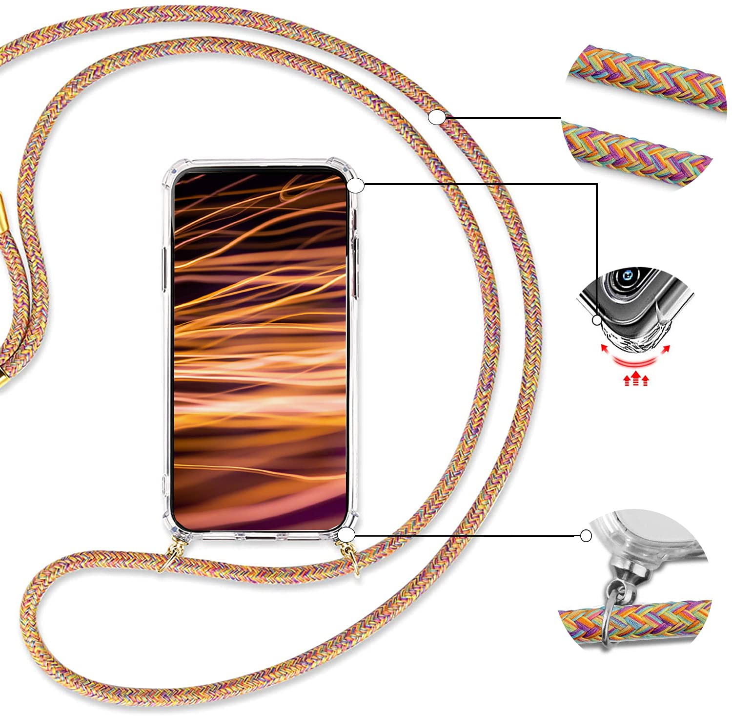 Ultra Sottile Custodia Trasparente Cover Per IPHONE 12 12 Pro Massimo