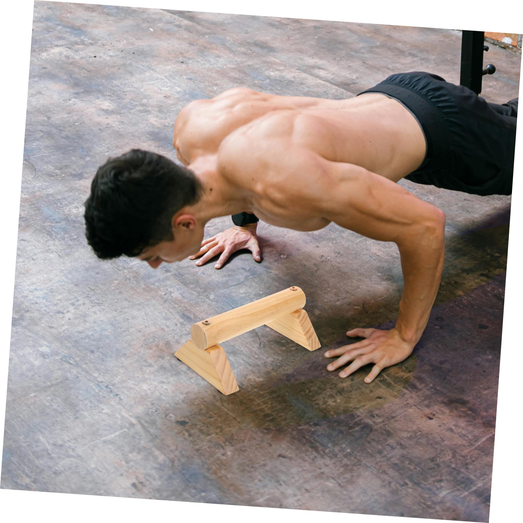 Veemoon 1 Set of Push-up Bars Muscle Trainer Fitness Equipment Household Workout Equipment Tummy Exercise Equipment for Men