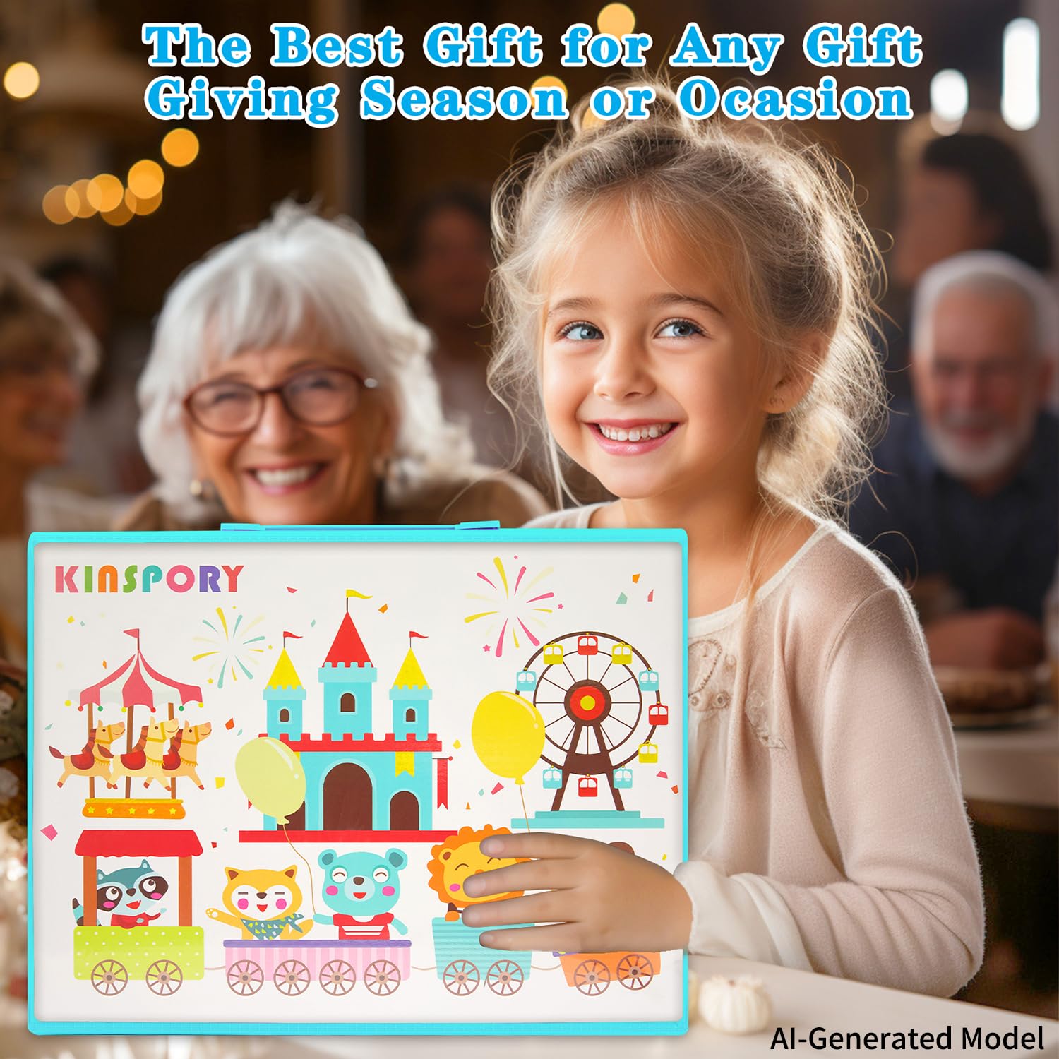 Kinspory Art Set for Kids - 290 Piece Drawing Kit -3