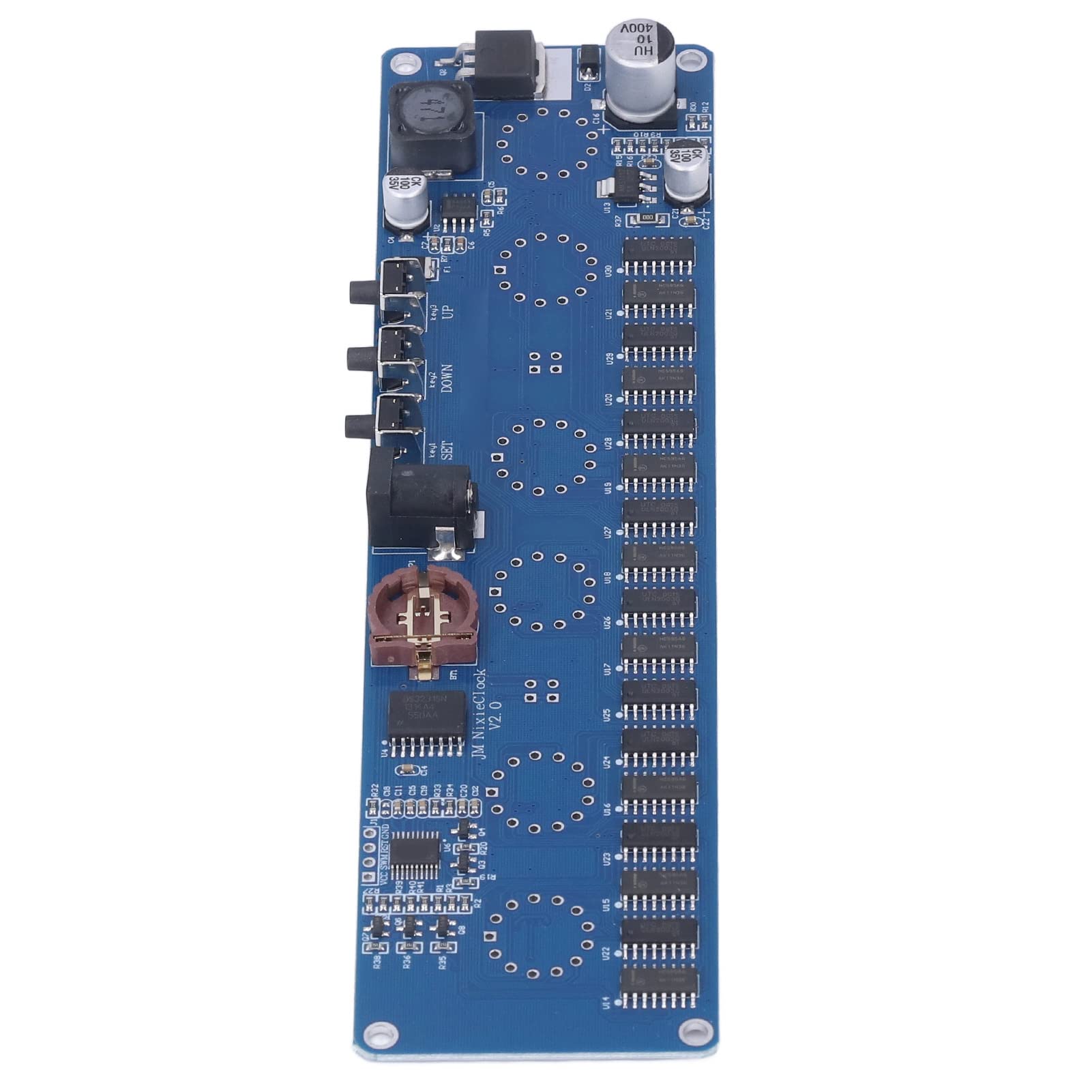 IN14 Nixie Tube Clock, Leuchtende Röhrenuhr DIY Kit, Leuchtende Röhrenuhr DIY Kit Hohe Genauigkeit IN14 Nixie Tube Clock DIY Teile DC12V für Zuhause, Uhr