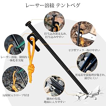 ペグ、ハンマー、ベグバッグ　セット売り 楽天市場】ペグハンマー セット（アウトドア｜スポーツ