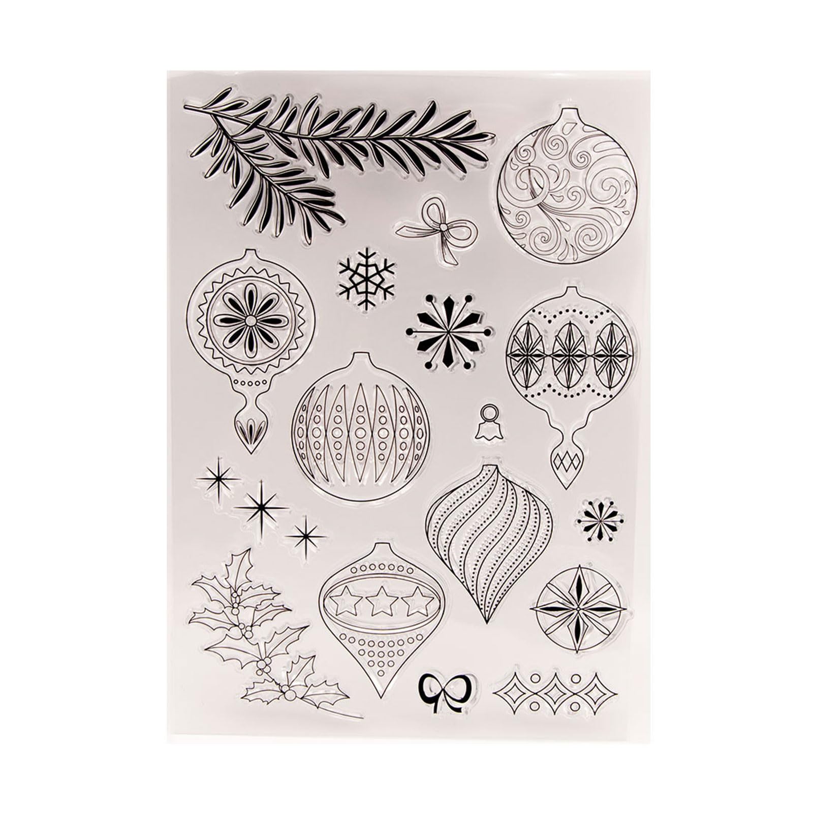 Silicone Seal Stamp Christmas Clear Stamps Scrapbooking Card Making Embossing Photo Journal Album Decorative Craft Clear Stamp
