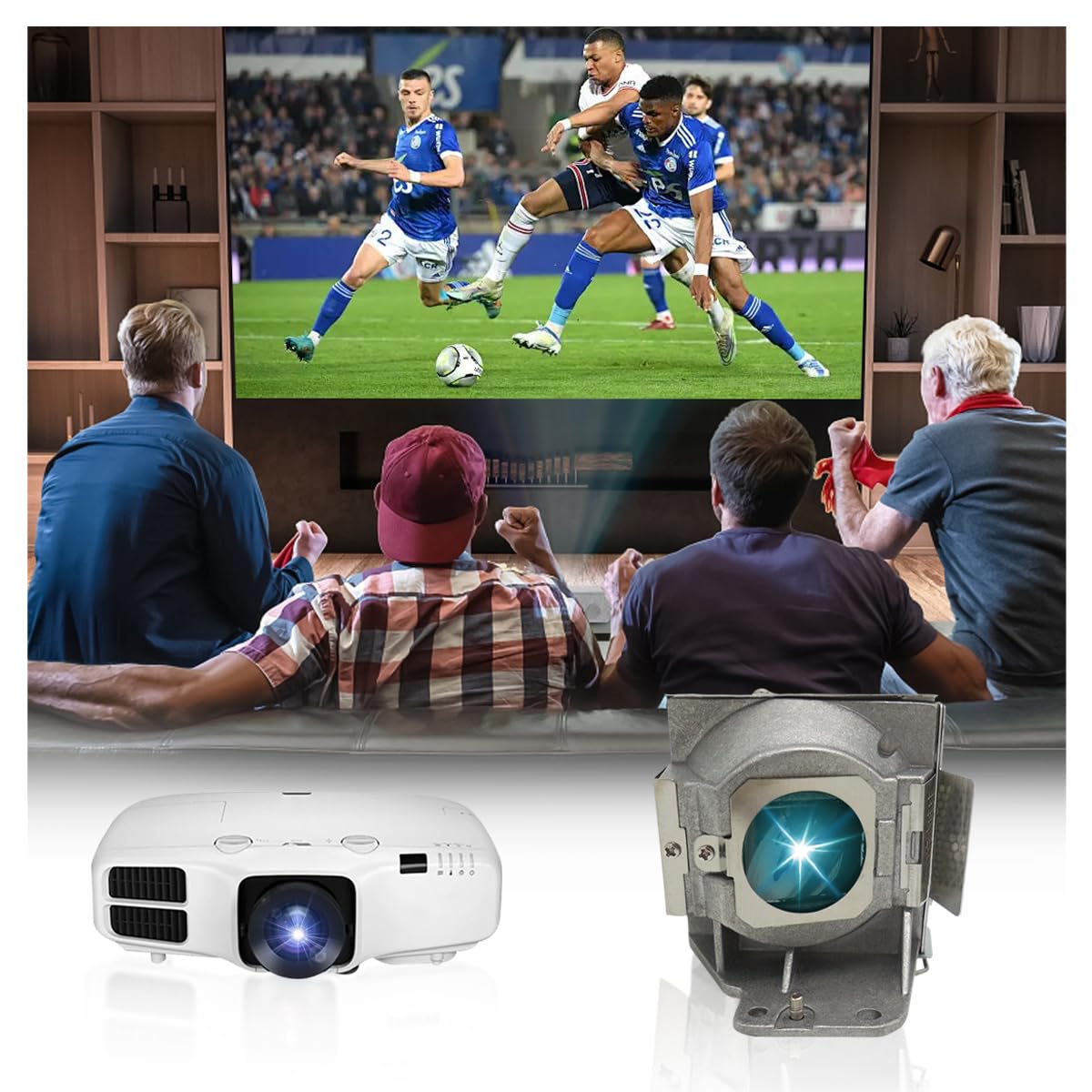 5J.JAH05.001 Lampada proiettore di ricambio con alloggiamento per Benq W1070 W1070+ HT1075 W1080ST W1080ST+ MH630 MH680 HT1085ST W1070+W W108ST
