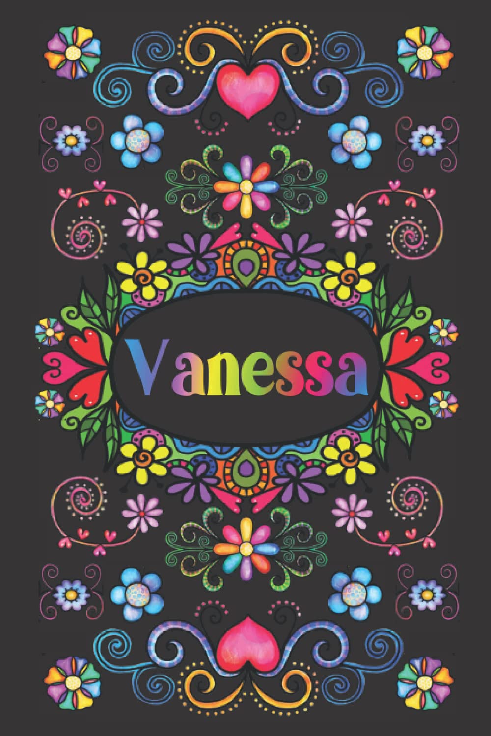 PERSONALISIERTES NOTIZBUCH FÜR VANESSA: Schönes Geschenk für Vanessa (Liniertes Notizbuch für Mädchen und Frauen)